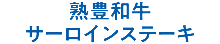 熟豊和牛サーロインステーキ