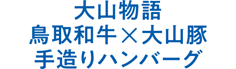 大山物語 鳥取和牛×大山豚 手造りハンバーグ